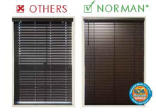 Cordless Smartprivacy® Faux Wood Blinds