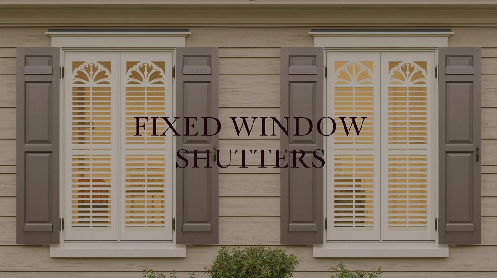 fixed window shutters