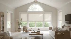 eyebrow arch window shades